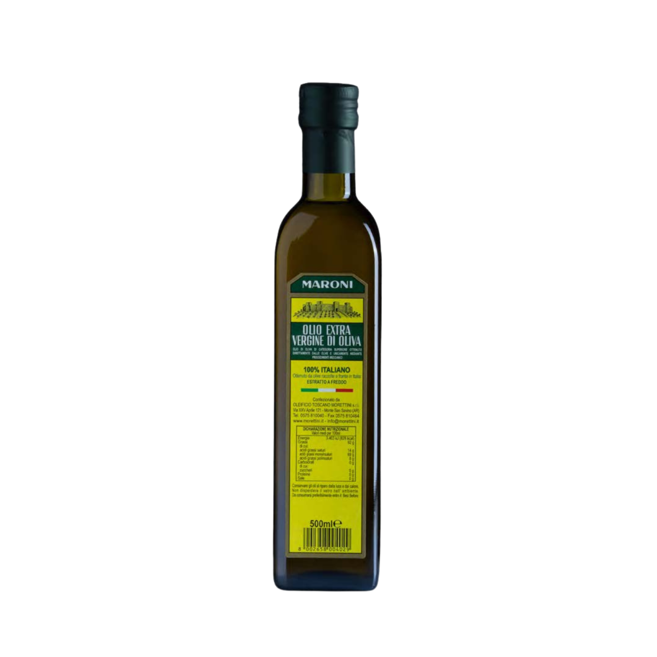 MARONI Olio extra vergine di oliva 100% italiano 500 ML