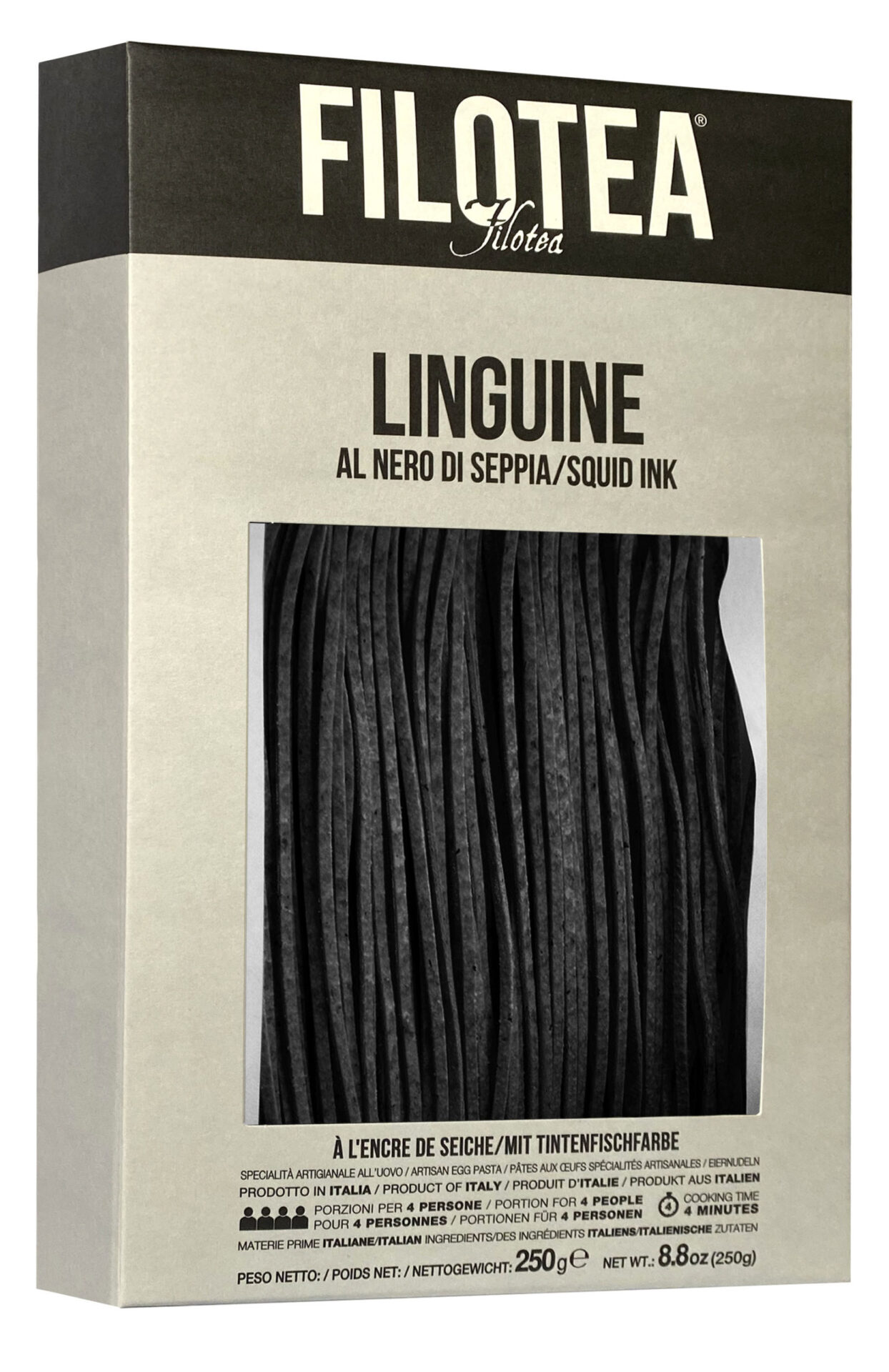 SPAGHETTI CHITARRA MIT TINTENFISCHTINTE